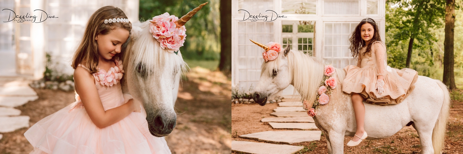 unicorn pictures with Dazzling Diva Photography