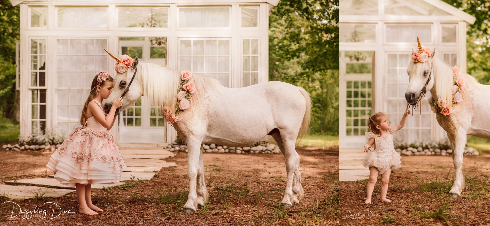 unicorn mini photoshoot with Dazzling Diva